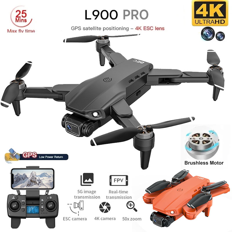 Drone Multispectral - L900 Pro Drone mainan kamera ganda