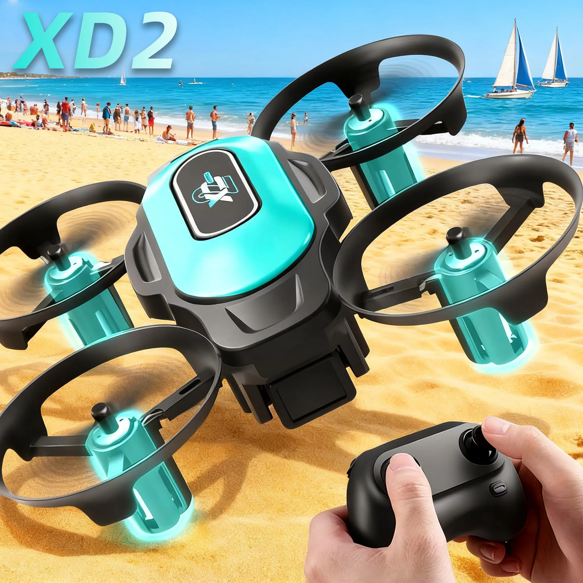 Drone Video Production - XD2 Mini Drone, 360 ° Aksi