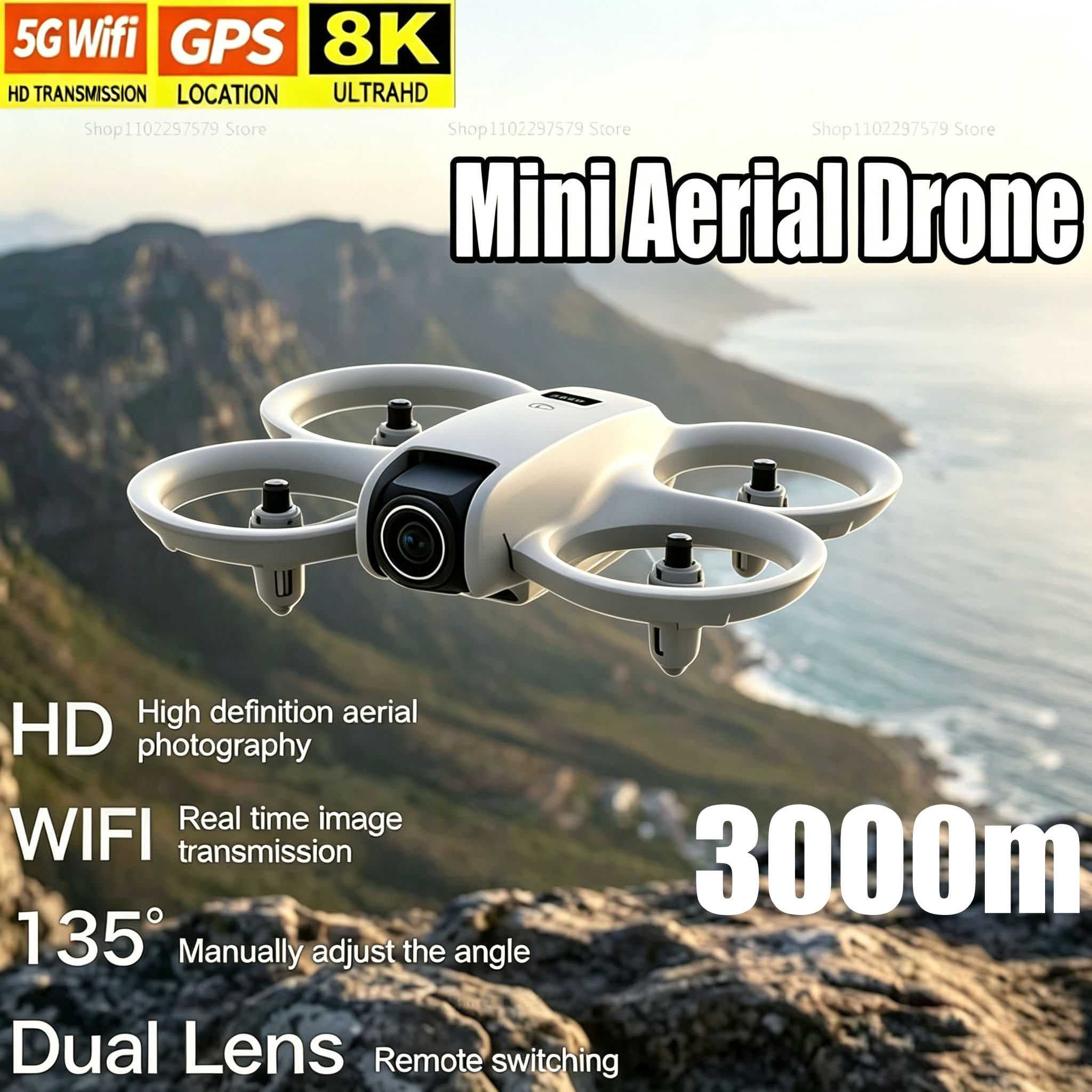 Drone Video Production - Drone Mini dengan Kamera HD 8K
