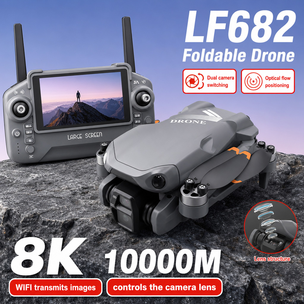 Drone Video Production - Foto Udara Drone LF682 8K HD