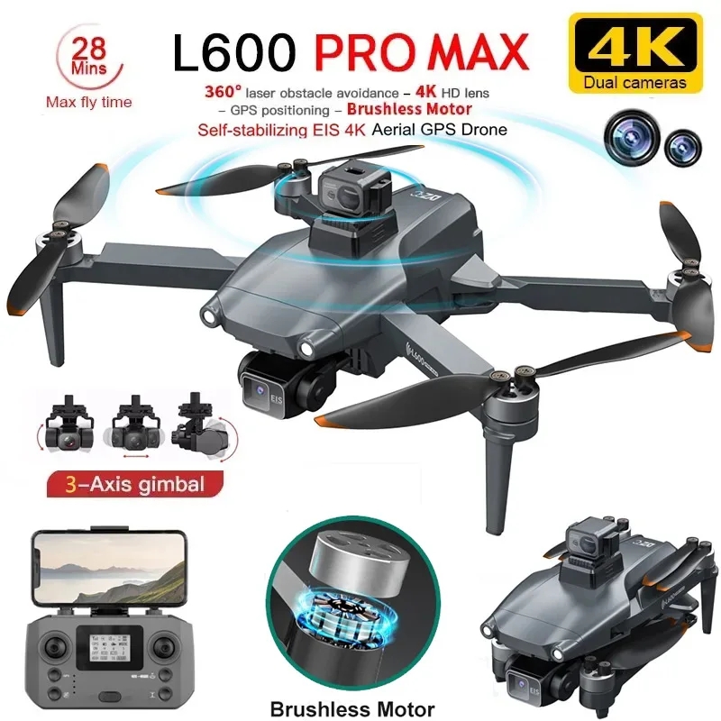 Drone Mapping - L600 PRO MAX Drone GPS profesional,
