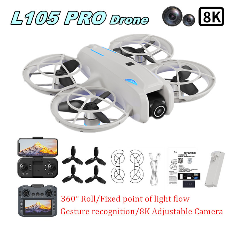 Drone Lidar - Drone L105 PRO Duel Lensa 8k