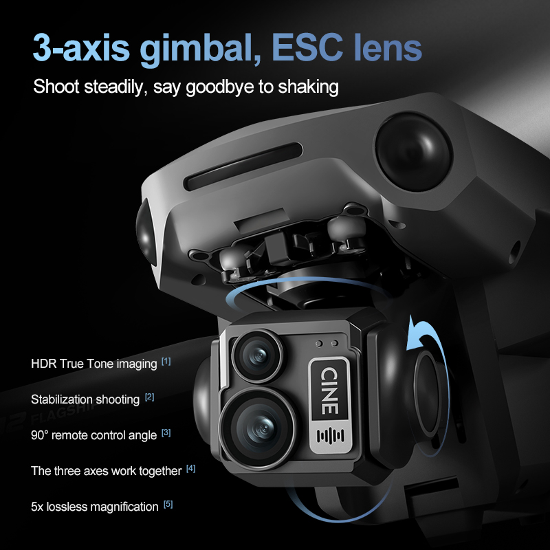 Drone RC Quadcopter 8K 3 Axis  - Drone Mapping ulasan dan harga