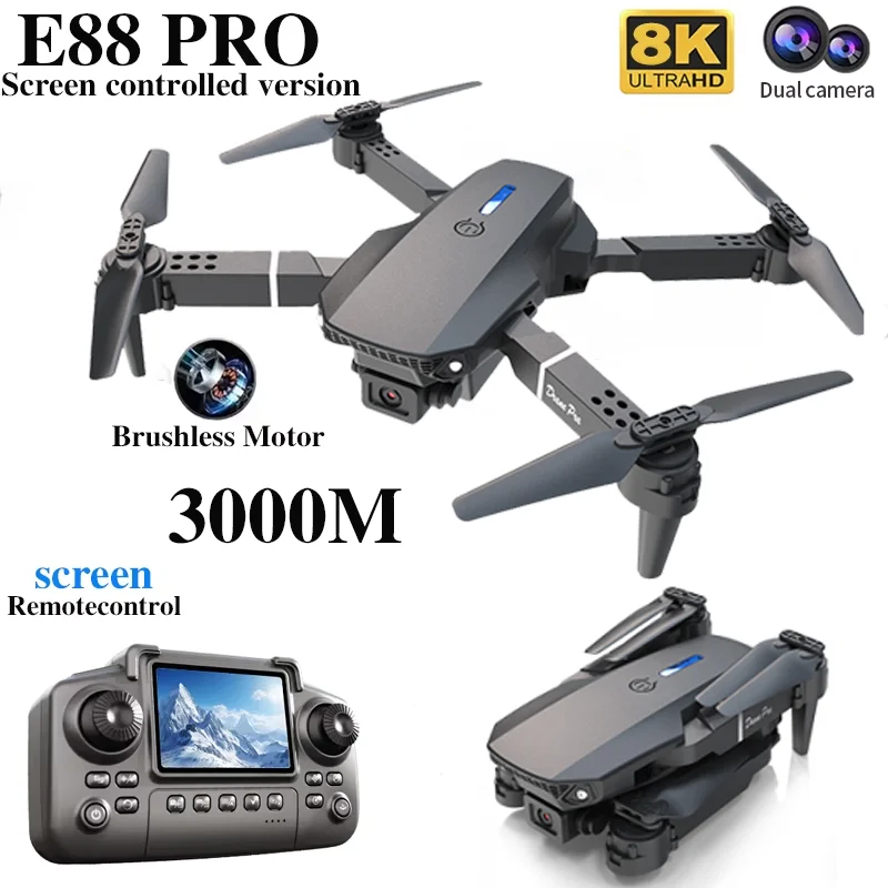 Drone E88 PRO Profesional deng - Drone Lidar ulasan dan harga