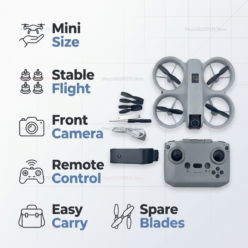 Drone Mini dengan Kamera HD 8K - Drone Video Production ulasan dan harga