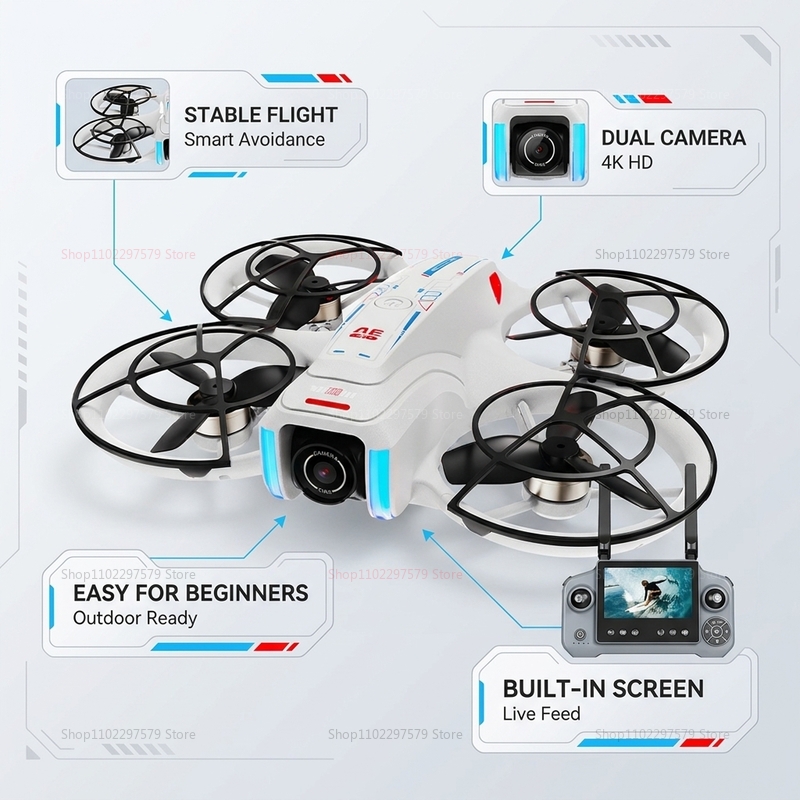 Drone GPS AE21 Generasi Kedua  - Drone Mapping ulasan dan harga
