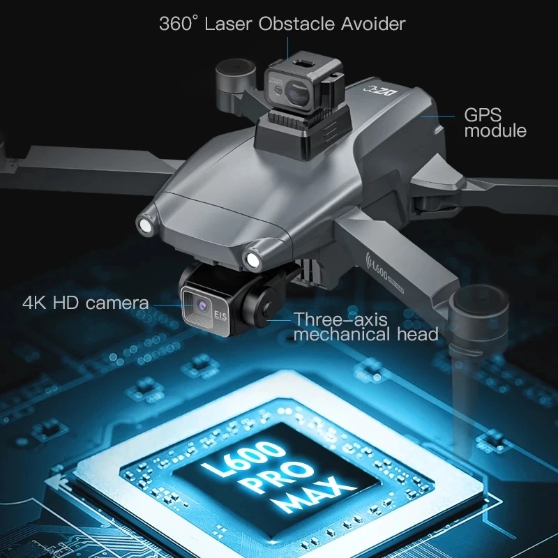 L600 PRO MAX Drone GPS profesi - Drone Mapping ulasan dan harga