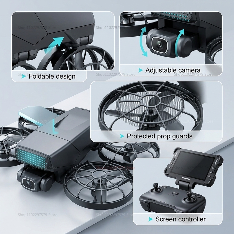Drone Baru M8 GPS 8K Profesion - Drone Mapping ulasan dan harga