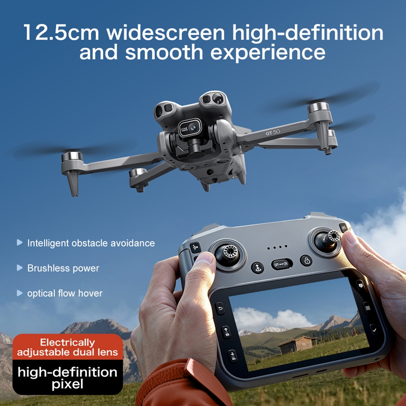 Drone Mini GT50 Kamera Ganda 8 - Drone Photogrammetry ulasan dan harga